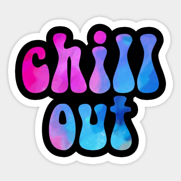 Chill Out Sticker by lolosenese